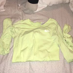 Nike long sleeve tight workout top